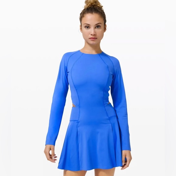 lululemon athletica Dresses & Skirts - Lululemon Runnin Pretty Dress Wild Bluebell Size 4 NWOT